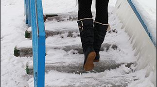 Walking on Icy Surfaces