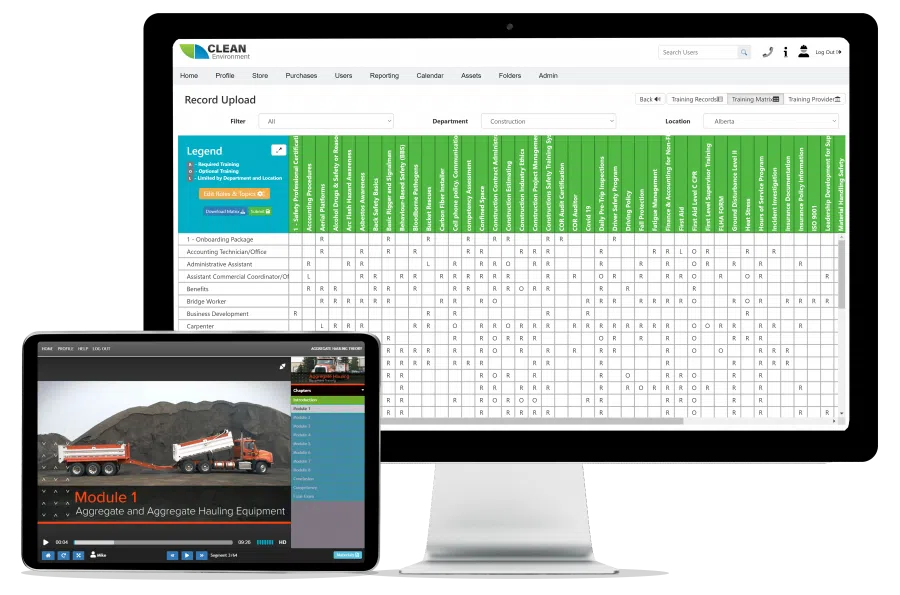 Trainings on Widescreen