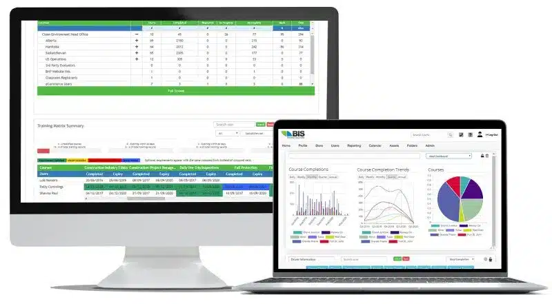 Reporting laptop and computer course